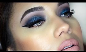 Blue Teal Smokey Eye | thatgirlshaexo