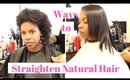Chocolate Steam Treatment for Straightening Natural Hair