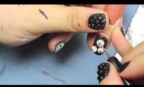 3D Glow in the Dark Halloween Nail Art Tutorial