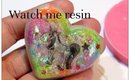 watch me resin with mastercast 121 - lenny unicorn brooch