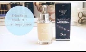 NEW DiorSkin Nude Air Foundation First Impression and Review