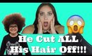 OMG!! Kentral Cut ALL His Hair Off 😭 | DITL VLOG