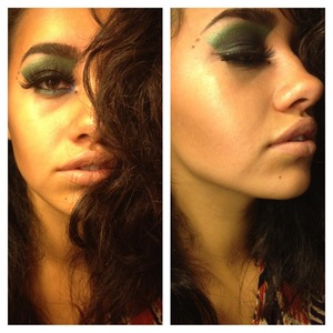 A quick inspired look using eyeshadows from Urban Decay Book of Shadows III. The NYC version to be exact. 