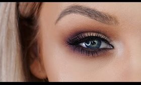 HOW TO APPLY & BLEND EYESHADOW / AUTUMN/FALL SMOKEY EYE