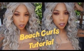 Easy Beachy Waves Hair Tutorial