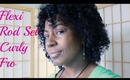 Natural Hair How To: Flexi Rod Set Curly Fro