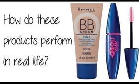 Makeup In Real Life:  BB Cream and Waterproof Mascara