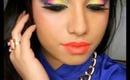 Bursts of spring makeup tutorial (Bright Spring makeup)