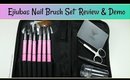 Ejiubas Nail Art Brush Set Review and Demo! [With Discount Code]