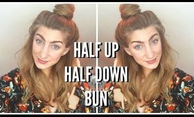 Half Up Half Down Bun Tutorial