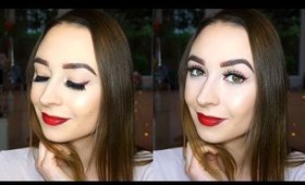 Get Ready With Me Burgundy Eyeliner // GRWM 2016