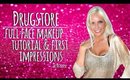 DRUGSTORE! Full Face Makeup Tutorial & First Impressions | Tanya Feifel-Rhodes