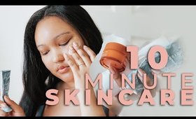 10 minute morning skincare routine - How I get smooth Glowing skin