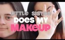 Little Sister Does My Makeup | Siana + Juice