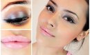 Gray eyes + Pink lips, super easy tutorial