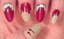 Halloween Nails: The Lady is a Vamp Nail Art