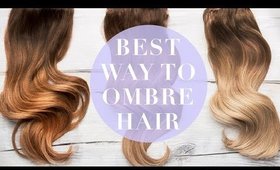 Best Way to Ombré Hair Extensions