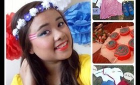 How To: 4th Of July Extravaganza MakeUp, OOTD, Sweet Treats