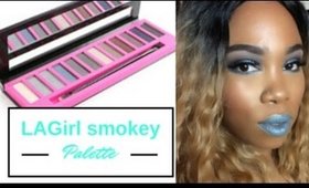 LAGirl Smokey palette tutorial