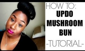 HOW TO: Quick Updo Bun Hair tutorial on short hair | Easy Protective style