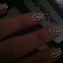 My b-jewled nails!
