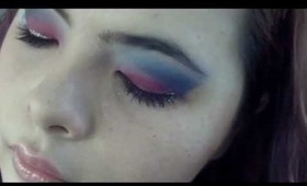 Make-Up Tutorial: Australia Day inspired make-up (Celebration look)