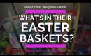 WHAT'S IN THE KIDS EASTER BASKET?? | Dollar Tree, Walgreen's & PR Haul | #KaysWays