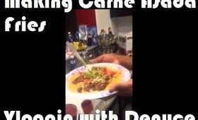 Taste Test. Making Carne Asada Fries with canned beef Vlog