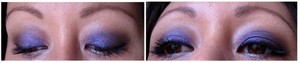 Wearing Exclusive Lavender and Exclusive Dark Violet in the Too Faced Enchanted Glamourland Holiday 2010 Collection. See more pics and a review at http://www.hellobeautyblog.com/2010/12/too-faced-enchanted-glamourland-review-looks-swatches/