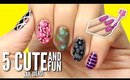 5 Cute & Easy Patterns For Your Nails | SpacePOP!