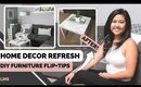 How-To Refresh Your Home Decor | DIY Furniture Flip + Affordable Tips