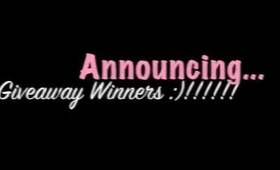COLLAB WINNERS!! Summer Collab #2 and B2S Giveaways