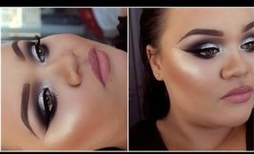 GRWM | Black & Silver Smokey Eyes | Clubbing EYE Makeup Tutorial | Makeupwithjah