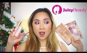 I tried Juicy Beauty Cosmetics // VIOLET EYE MAKEUP LOOK