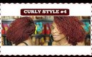HAIR TUTORIAL | Curly Style#4 Flat Side Twist & Curls (Old washNgo)