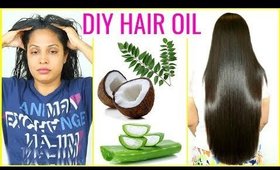 DIY HAIR GROWTH OIL - How To Grow Hair Faster, Shiny & Super Strong | Shruti Arjun Anand