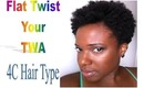 Natural Hair: Flat Twist Your TWA