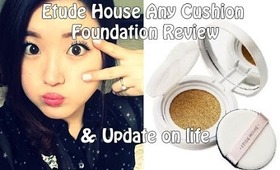 Etude House Cushion Foundation Review & Updates on life