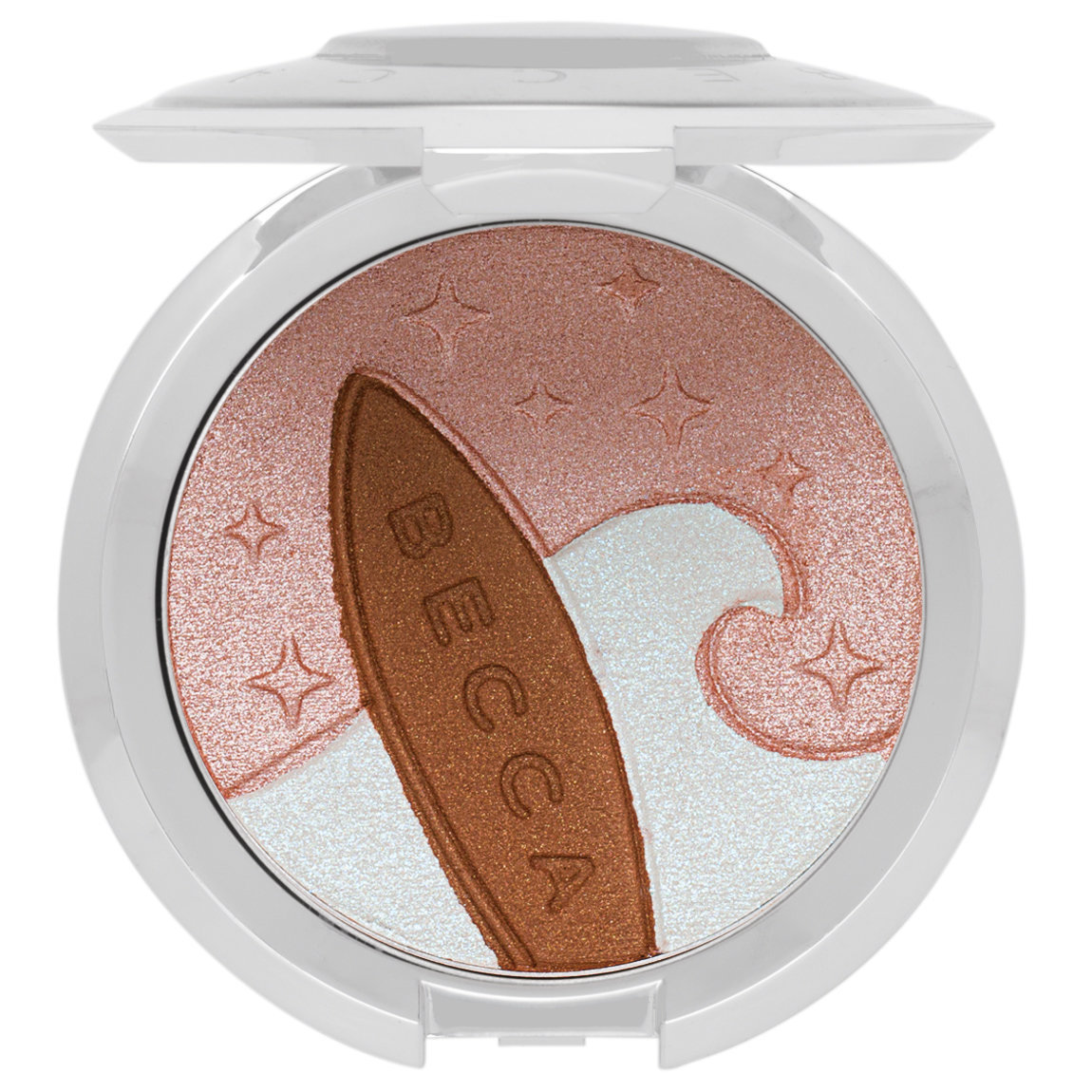 BECCA Cosmetics Shimmering Skin Perfector Pressed Highlighter Australia Ocean Glow alternative view 1 - product swatch.