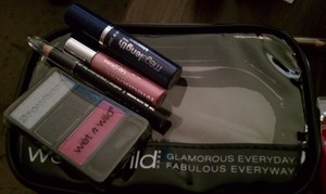 Wet 'N' Wild  Beauty Makeup Bad I  got  with eye liner  , eyeshadow , lipgloss , and mascara  all for 4.99 at Walgreens  8-31-11
