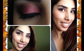 Simple Cranberry Eyeshadow ♡ (Holiday Makeup)