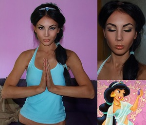 I wanted to try something fun, so that's what I came up with - Princess Jasmine