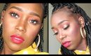 Bronze gold makeup tutorial + Red lips
