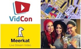 VIDCON 2015 + LIVE STREAMING ON MEERKAT