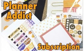 UNBOXING: Planner Addict Subscription Box / OCTOBER