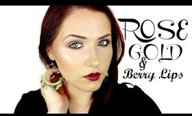 Rose Gold Eyes & Berry Lips ♥