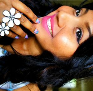 I did a turoial on how to get easy Matte lips...refrence my video how to get matte lips. And my nail design, i did a DIY on these cuties on my blog @ http://www.stylishmaddam.blogspot.com/2012/04/nanette-lepore-runway-inspired-spring.html