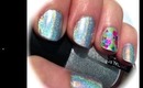 Quick Nail Tutorial: Rainbow Chip Nails!
