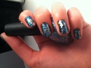 Ulta Professional in Base Coat
Sinful Colors in 2 Black on Black
Nicole by Opi in A Million Sparkles