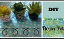 DIY Dollar Tree Flower Pots | pinterest Inspired  Home Decor